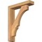 Ekena Millwork Balboa Block Smooth Bracket w/ Offset Brace, Western Red Cedar, 3 1/2"W x 14"D x 18"H BKT0402X14X18BOA05SWR - alternate 1